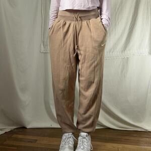 Nike Women's Tan and Cream Joggers-tracksuit